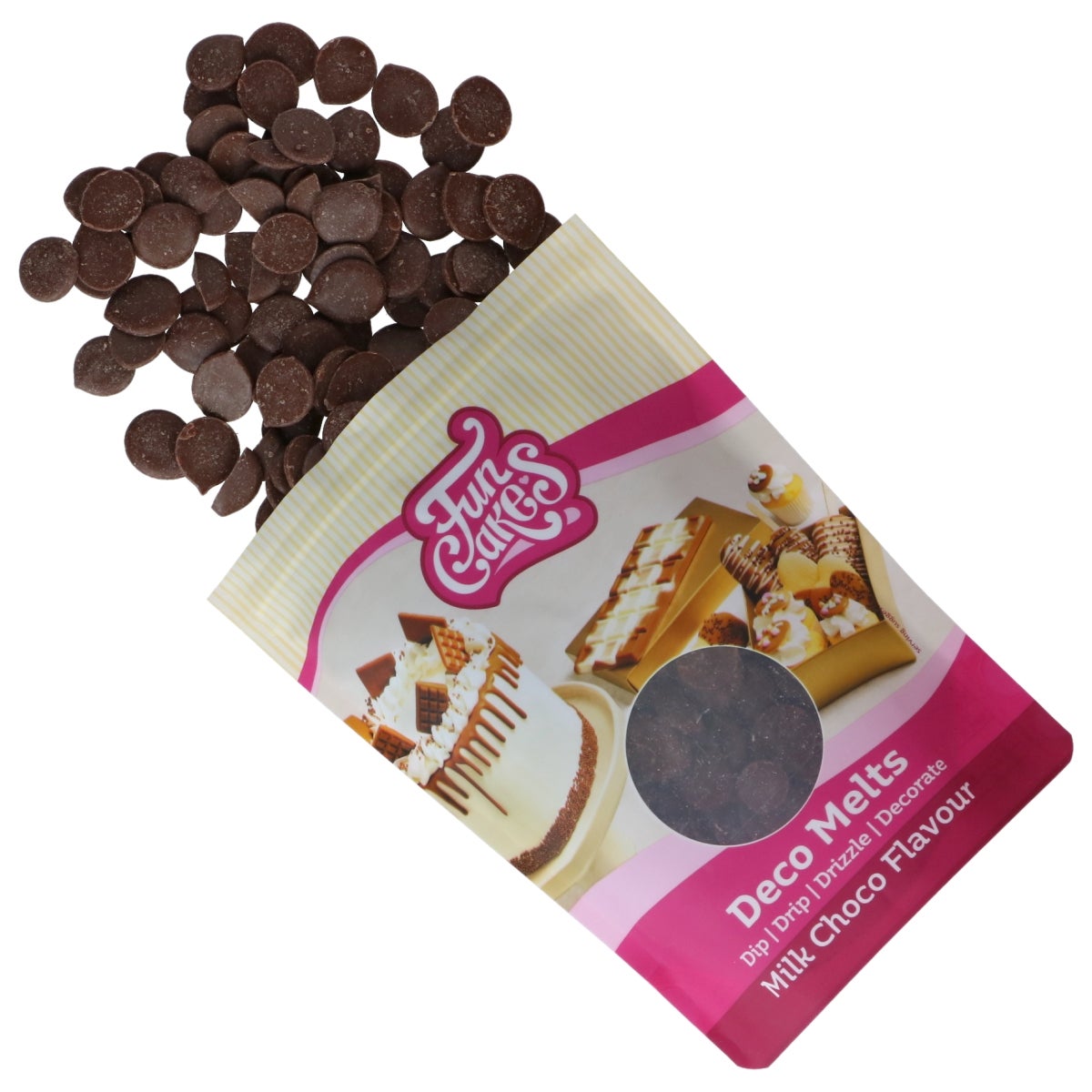 FunCakes Deco Melts Milk Choco Flavour 250g
