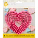 Wilton Cookie Cutter Nesting Heart set/6 
