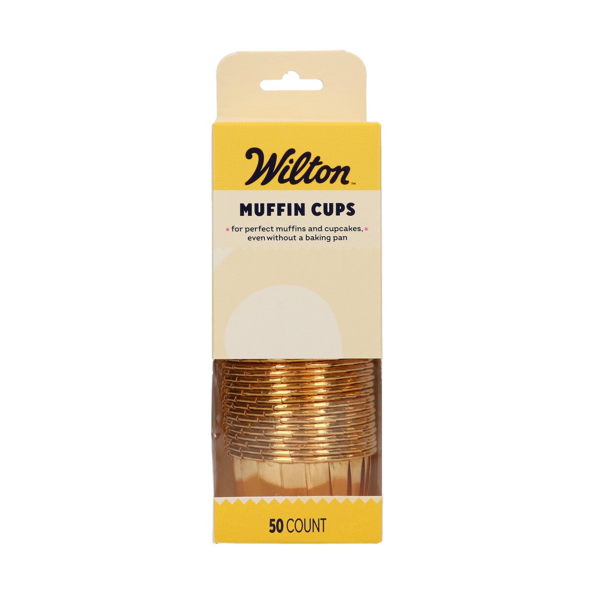 Wilton Muffin Cups Gold pk/50
