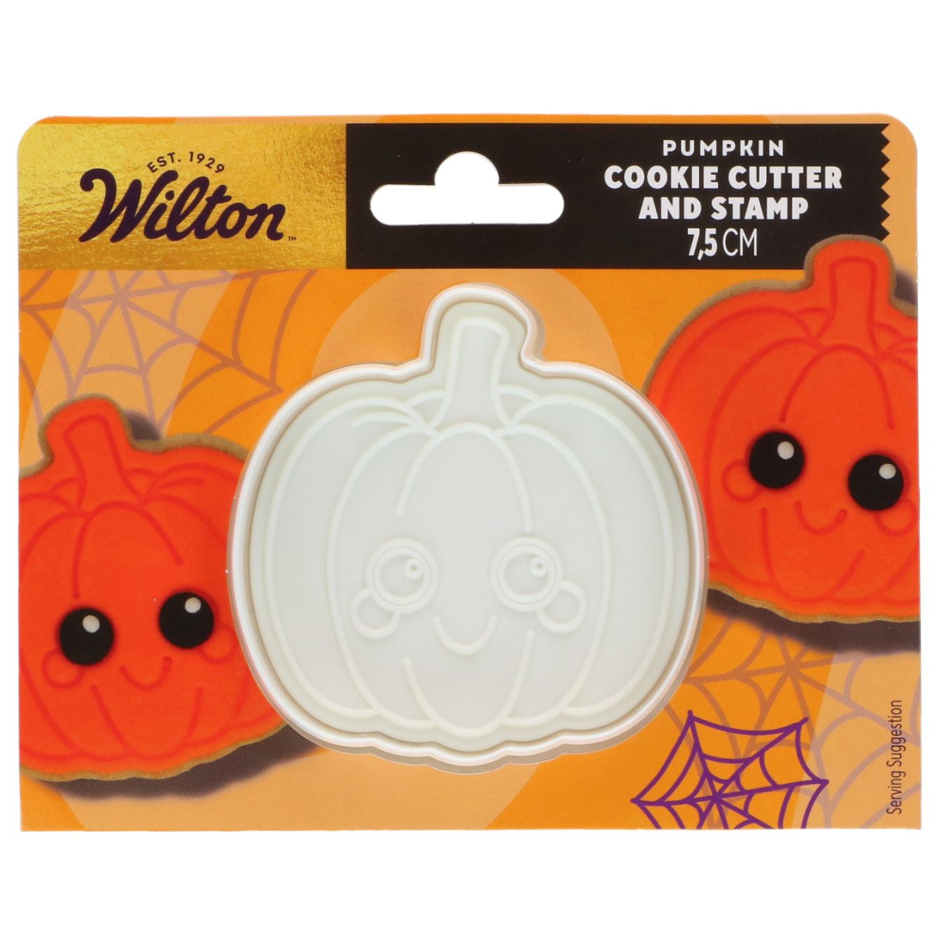 Wilton Cookie Cutter with Stamp Pumpkin 7,5cm