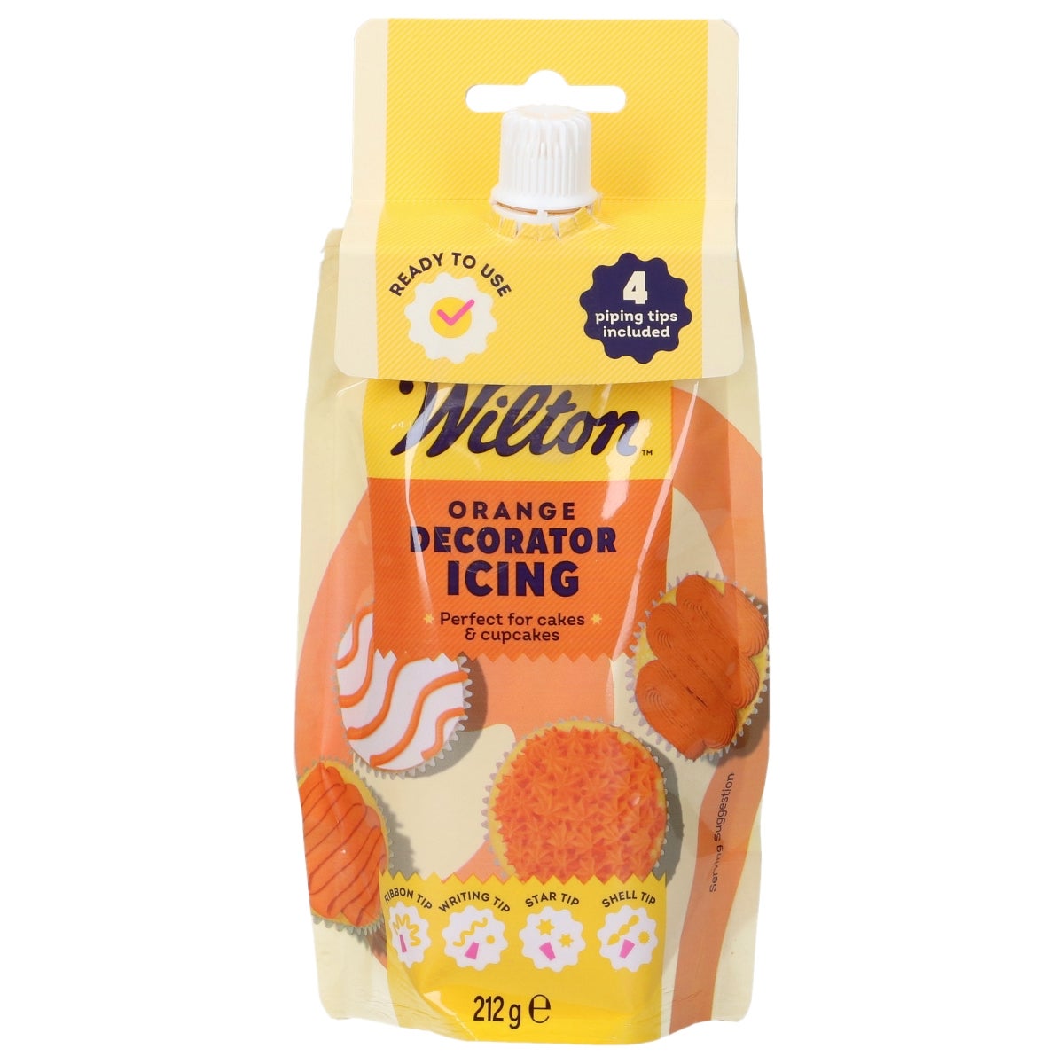 Wilton Decorator Icing Orange 212g