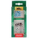 Wilton Edible Wafer Decorations Snowmen & Snowflakes set/9
