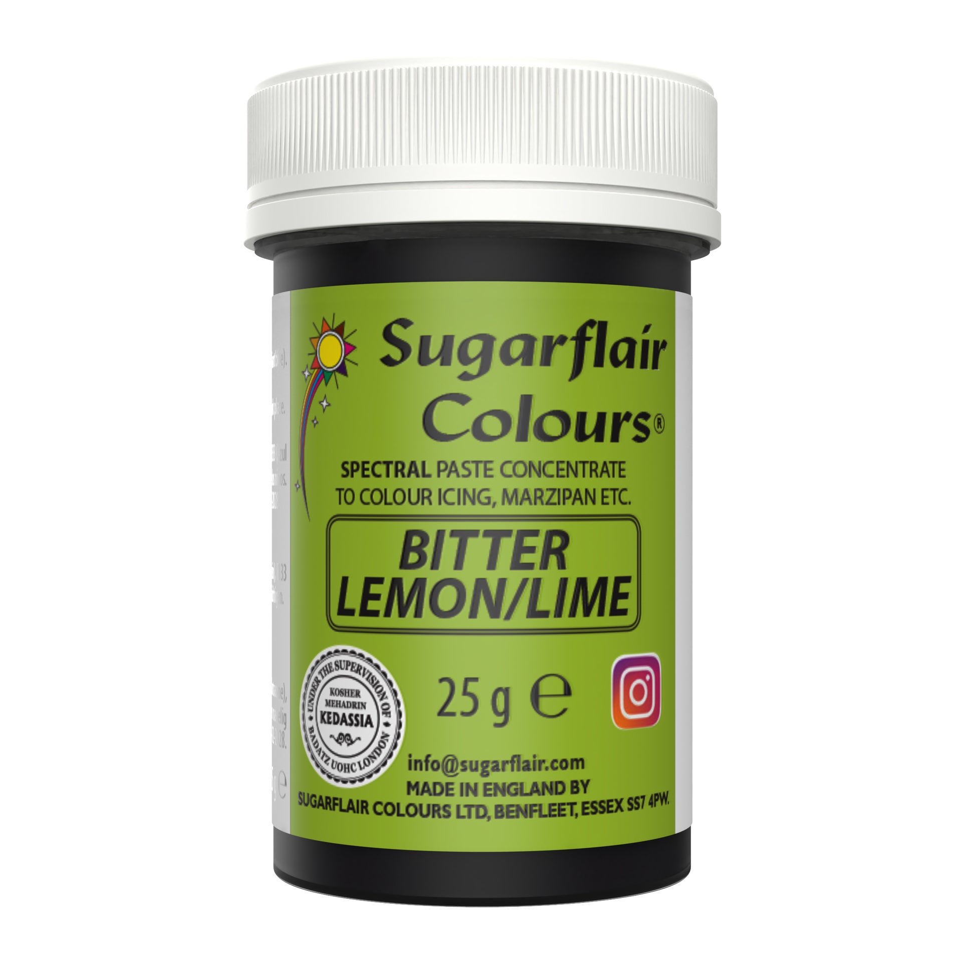 Sugarflair Paste Colour Bitter Lemon/Lime 25g