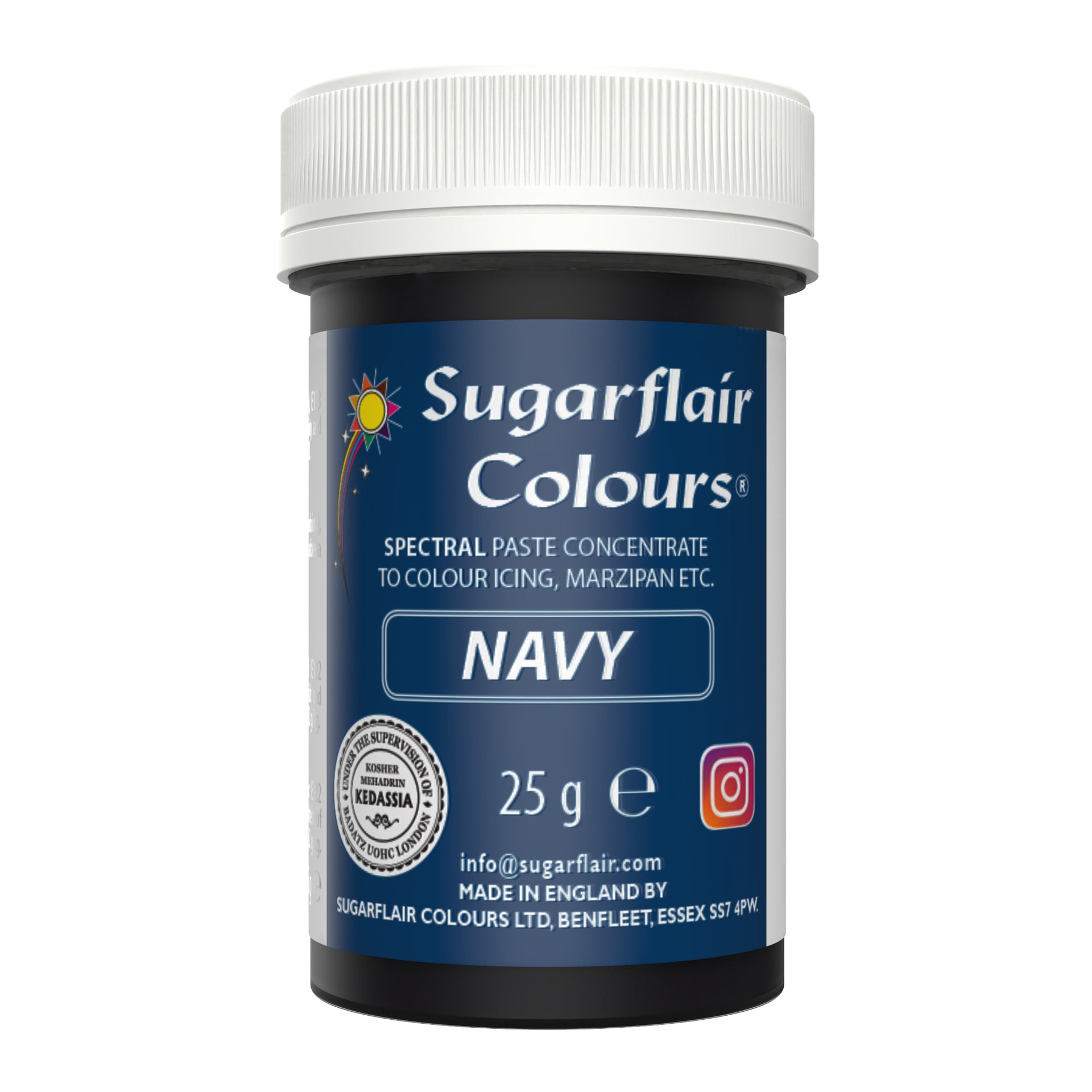 Sugarflair Paste Colour Navy 25g