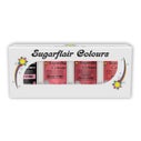 Sugarflair Paste Colour Mixed Pink set/4