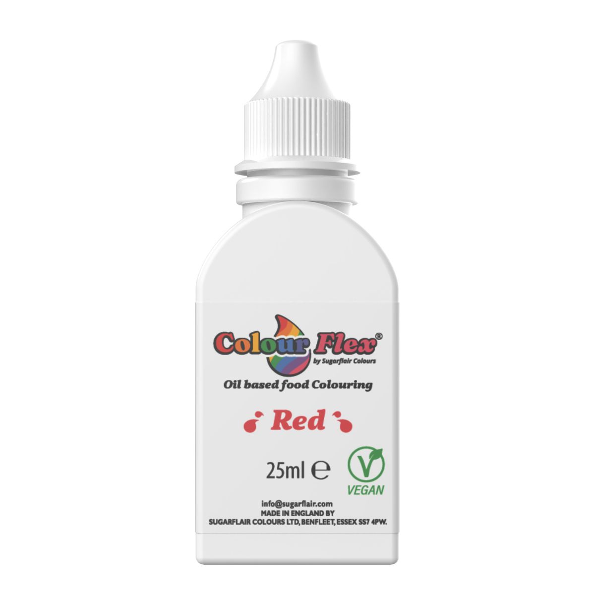 Sugarflair Colourflex Oil Red 25ml