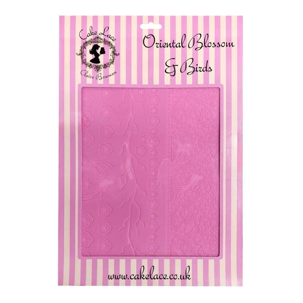 Cake Lace Mat - Oriental Blossom & Birds Large