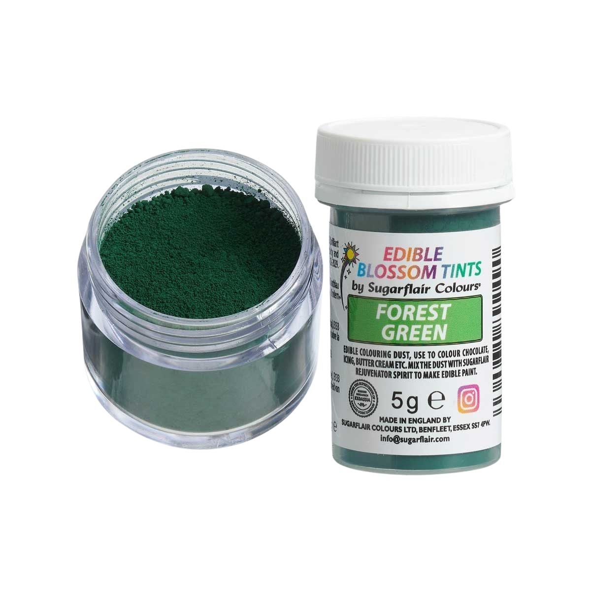 Sugarflair Blossom Tint Dust Forest Green 5g