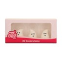 FunCakes Sugar Decorations 3D Ghosts set/3