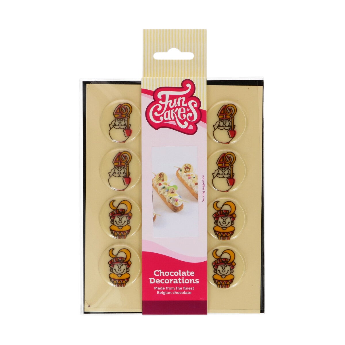 FunCakes Chocolate Decorations Sint 3,8cm pk/12