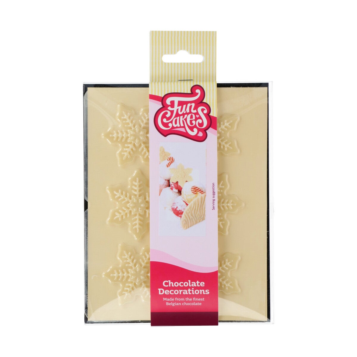FunCakes Chocolate Decorations Snowflake pk/6