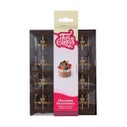FunCakes Chocolate Decorations Gift Brown/Gold pk/12