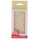 FunCakes Sugar Paste Decorations Chrysanthemum White/Yellow set/30