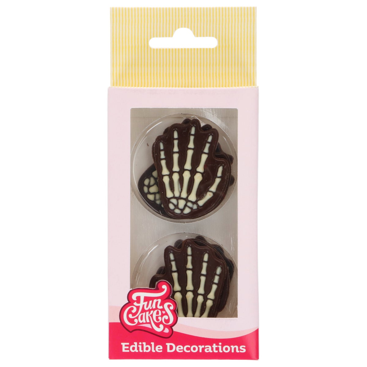 FunCakes Chocolate Decorations Skeleton Hands pk/6