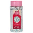 FunCakes Soft Pearls Medium Blue/White 60 g