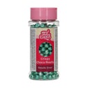 FunCakes Crispy Choco Pearls Metallic Green 60g BBD Discount