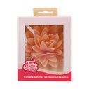 FunCakes Edible Wafer Flowers Deluxe Peony Orange Large pk/1