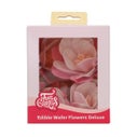 FunCakes Edible Wafer Flowers Deluxe Magnolia Pink Large pk/6