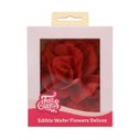 FunCakes Edible Wafer Flowers Deluxe Rose Pastella Red Large pk/1