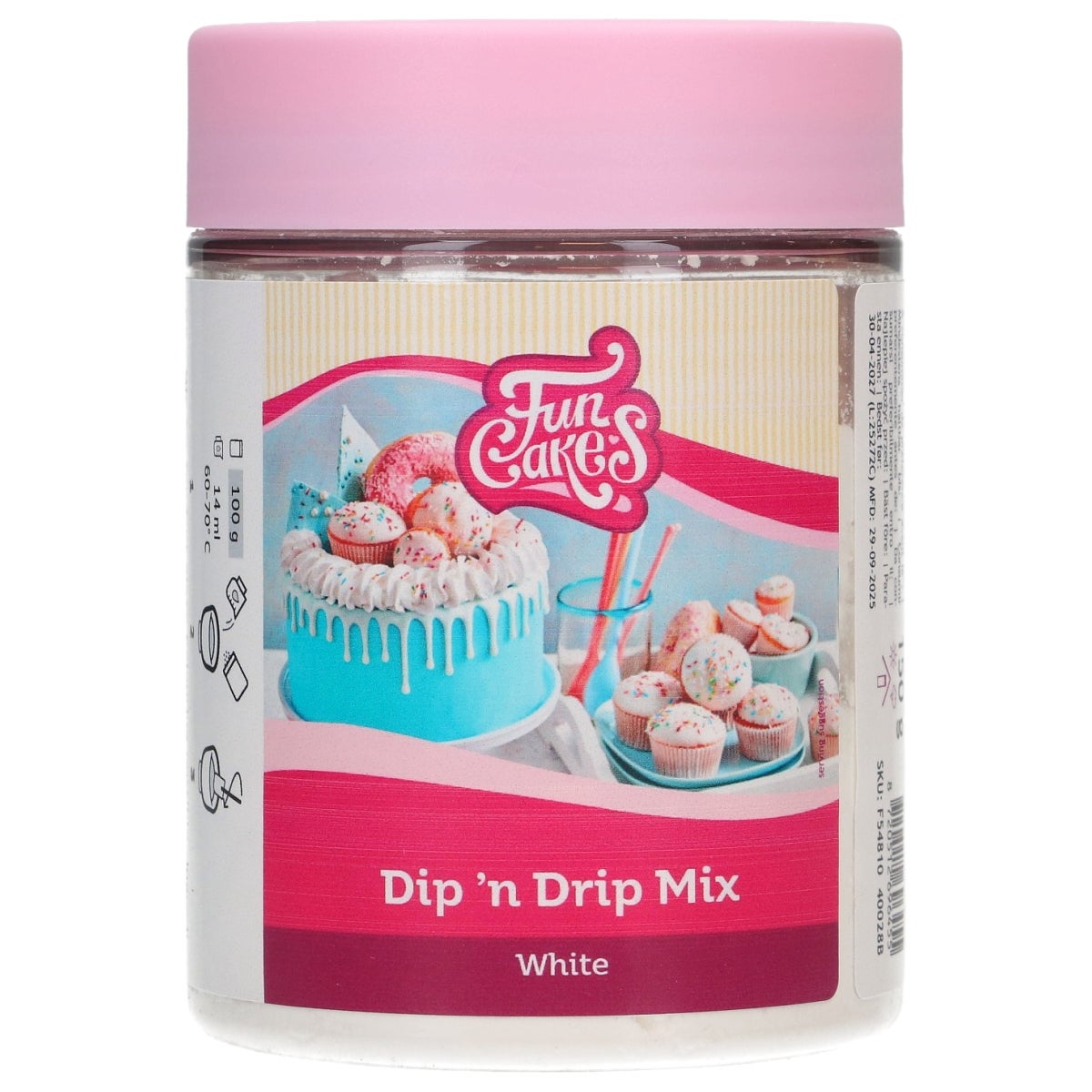 FunCakes Mix for Dip 'n Drip White 150g