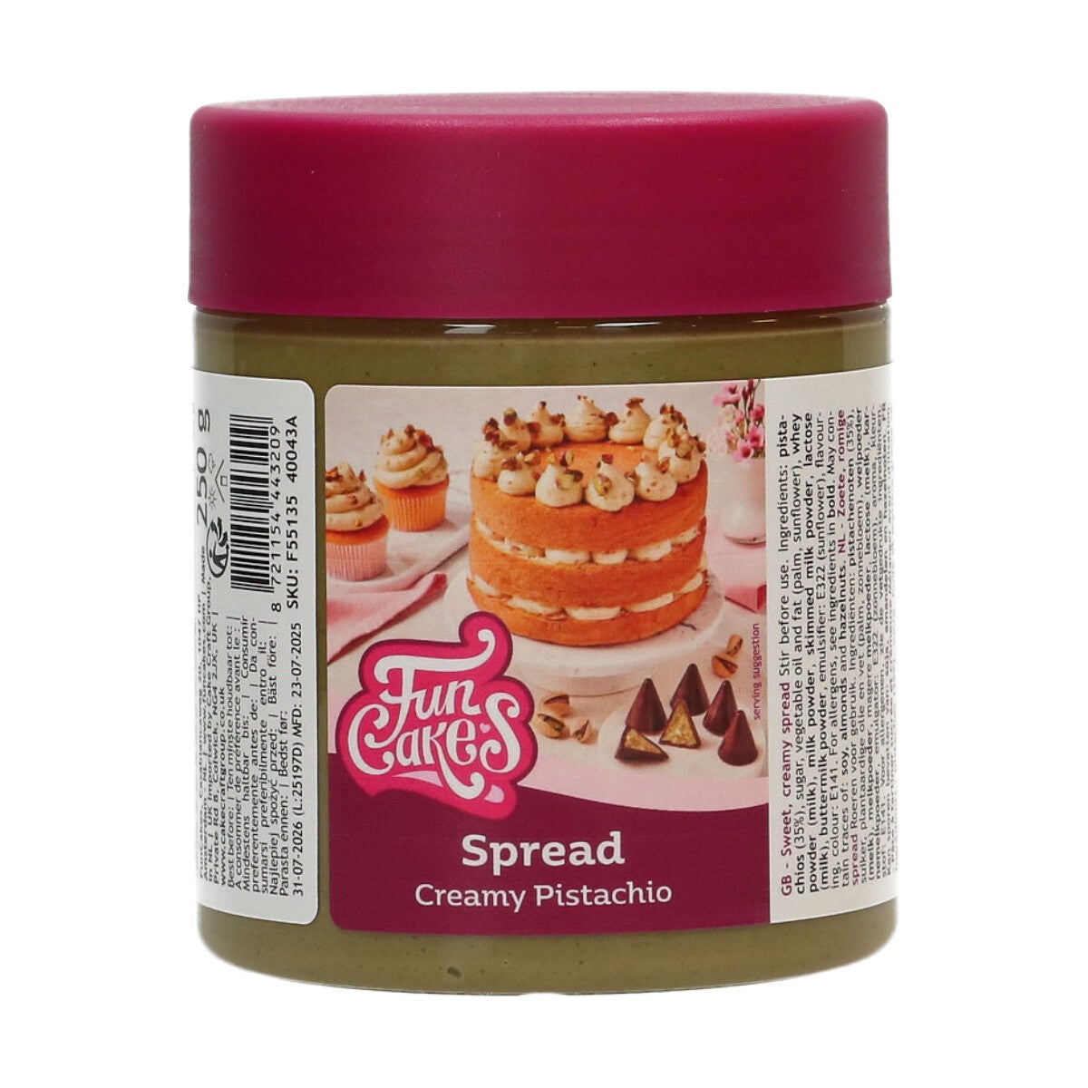 FunCakes Spread Creamy Pistachio 35% 250g BBD Discount