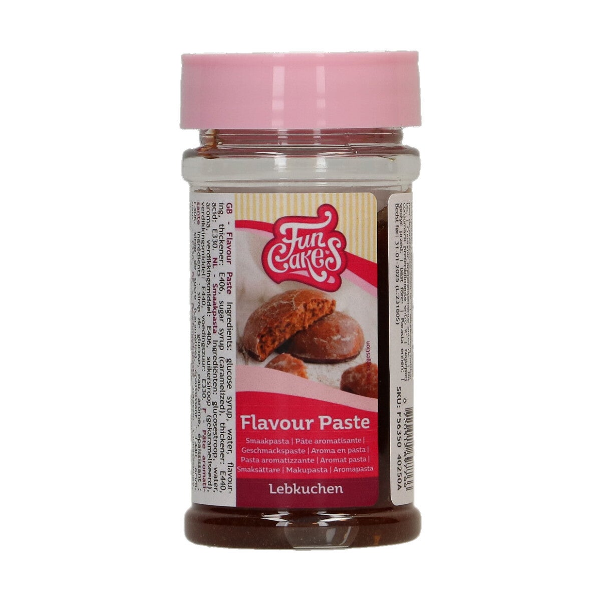FunCakes Flavour Paste Lebkuchen (Gingerbread) 100g
