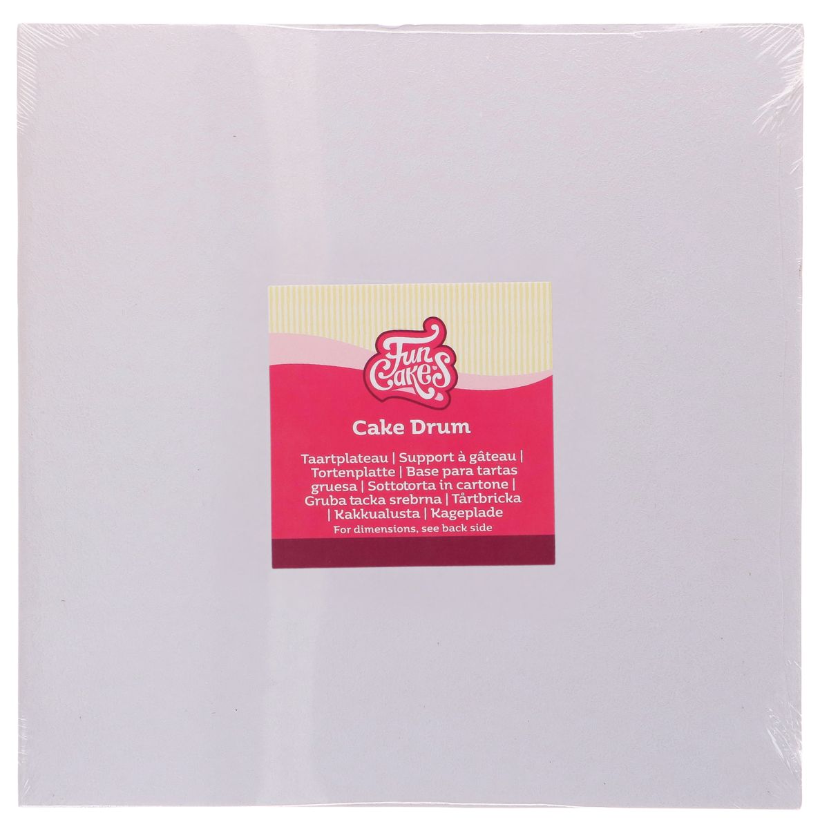 FunCakes Cake Drum Square White 27,5cm