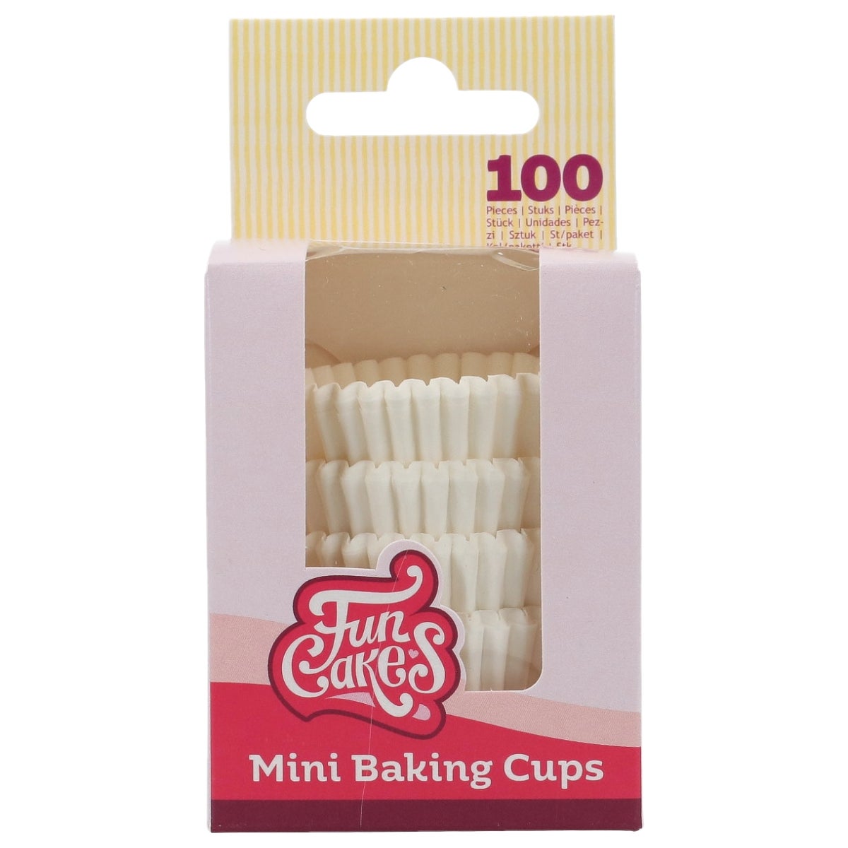 FunCakes Mini Baking Cups White pk/100