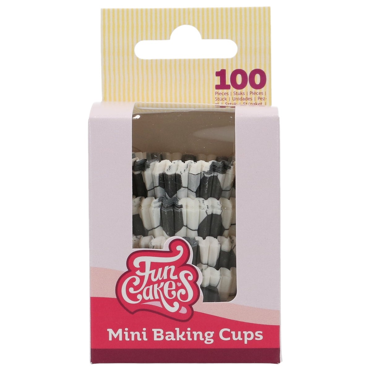 FunCakes Mini Baking Cups Football pk/100