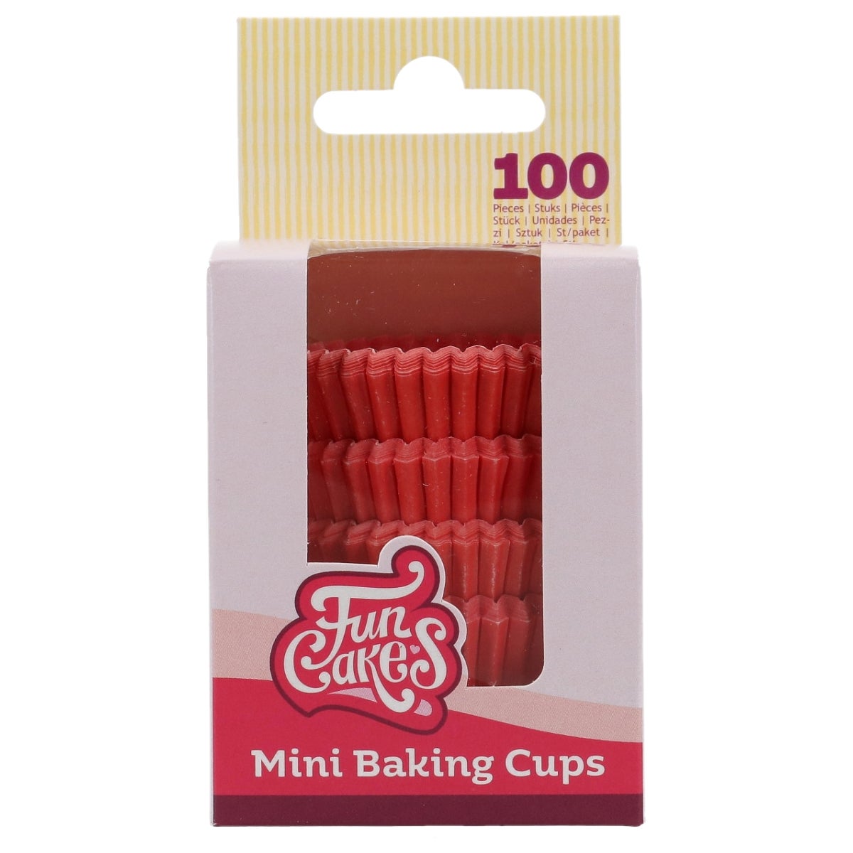 FunCakes Mini Baking Cups Red pk/10