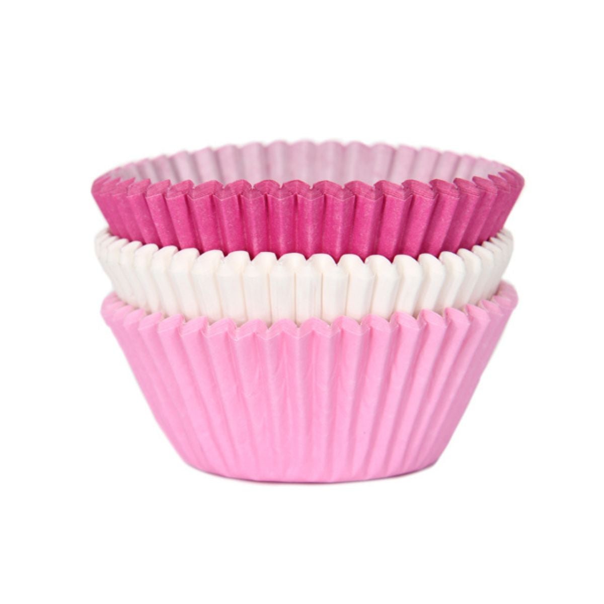 House of Marie Baking Cups Assorti Pink pk/72