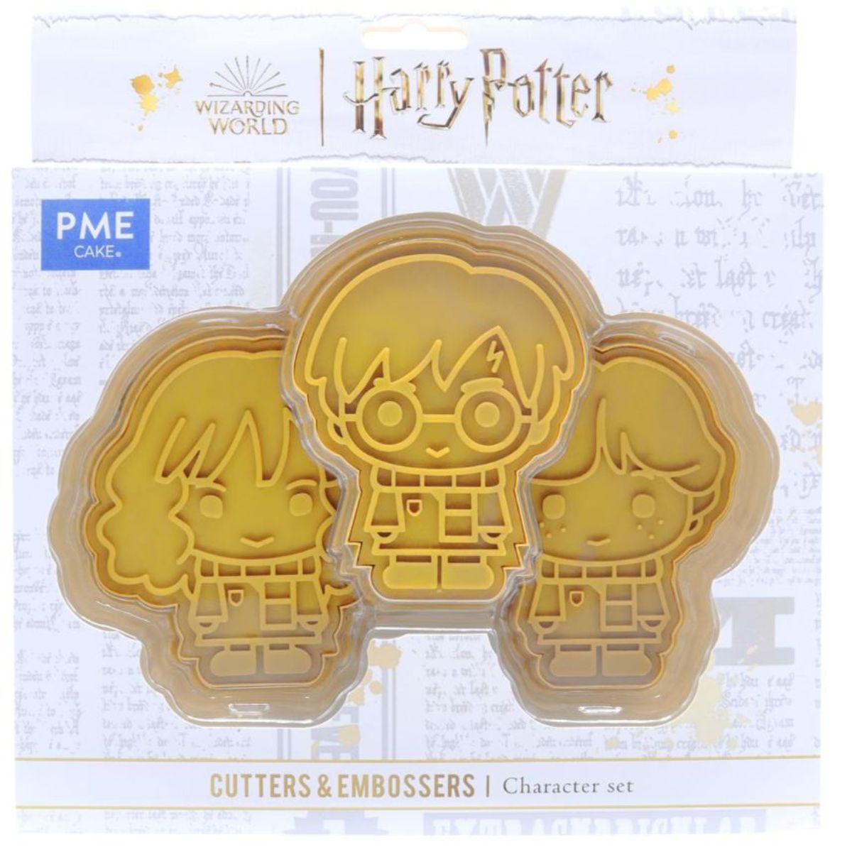 PME Harry Potter Cookie Cutter & Embosser pk/6 - Characters