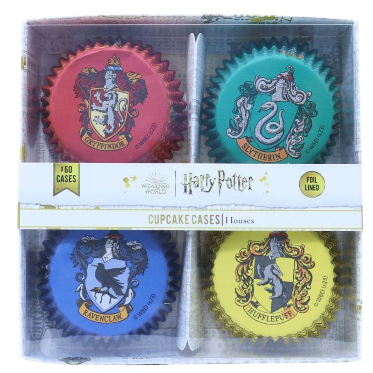 PME Harry Potter Foil Baking Cases pk/60 - Houses