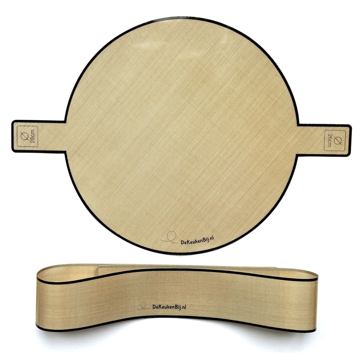De KeukenBij Silicone Reusable Baking Paper Round Ø26cm