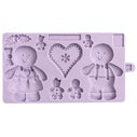 Karen Davies Siliconen Mould - Gingerbread Cookie