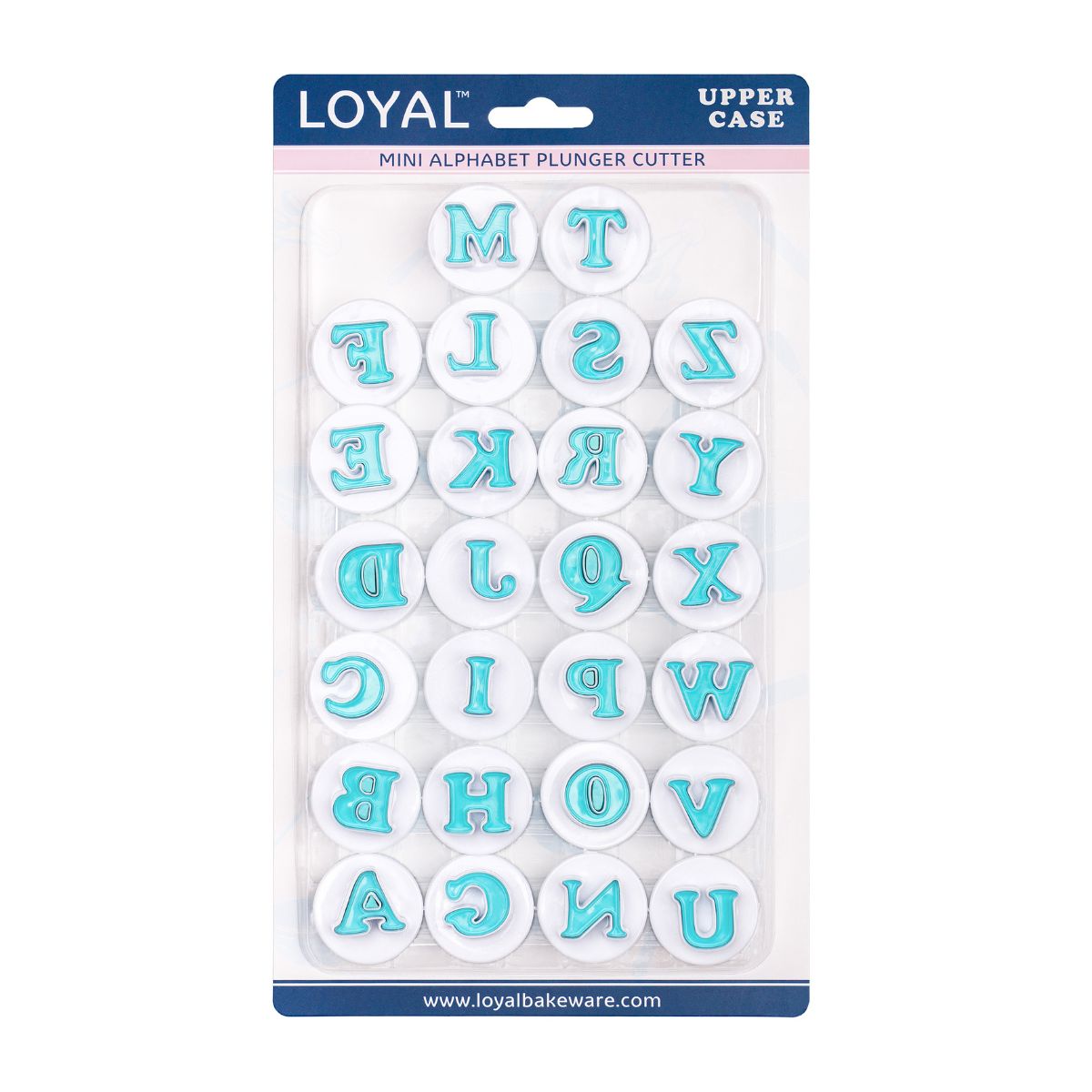 LOYAL Plunger Cutter set Mini Alphabet Upper Case set/26