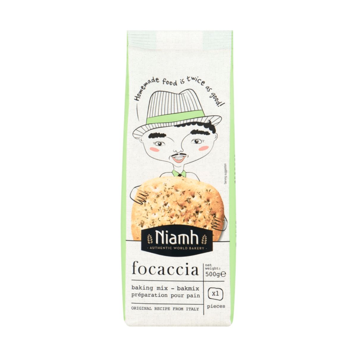 Niamh Focaccia Mix 500g