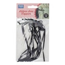 PME Ribbon Bow Toppers Black pk/8