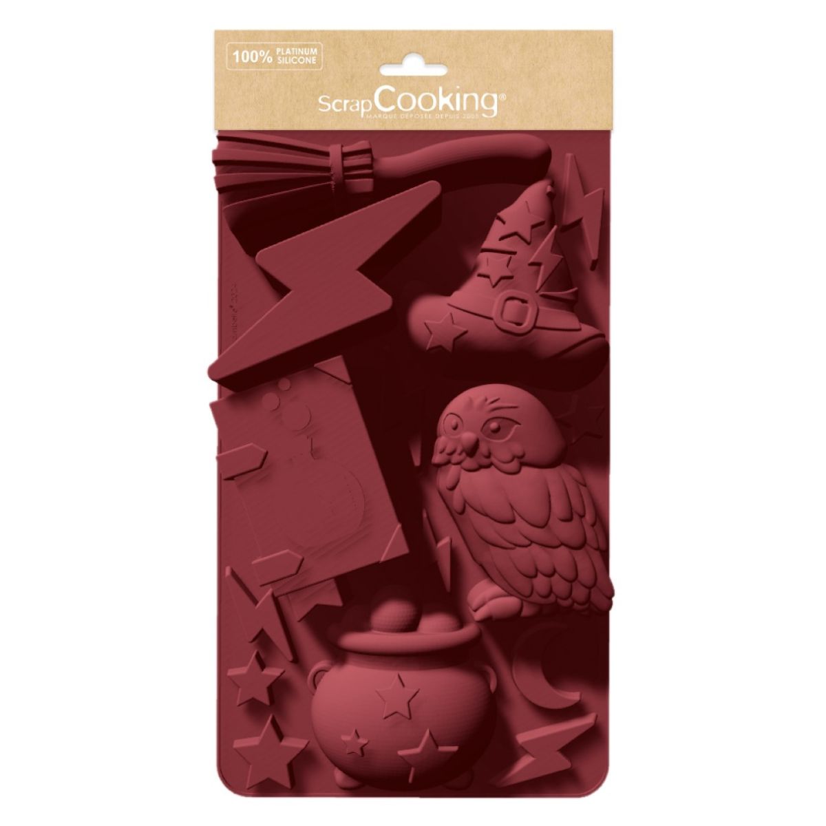 Scrapcooking Silicone Mould Wizard - 6 Cavity 