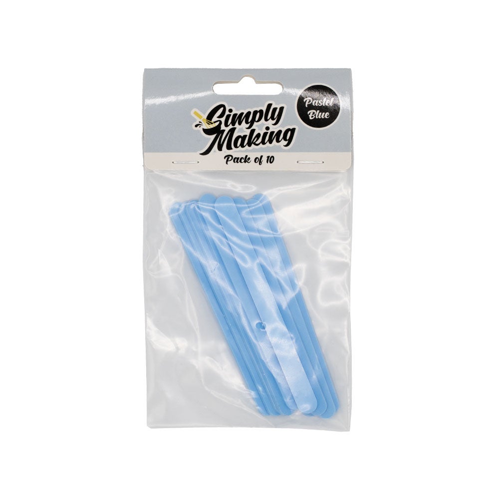 Simply Making Cakesicle Sticks pk/10 - Pastel Blue Standard