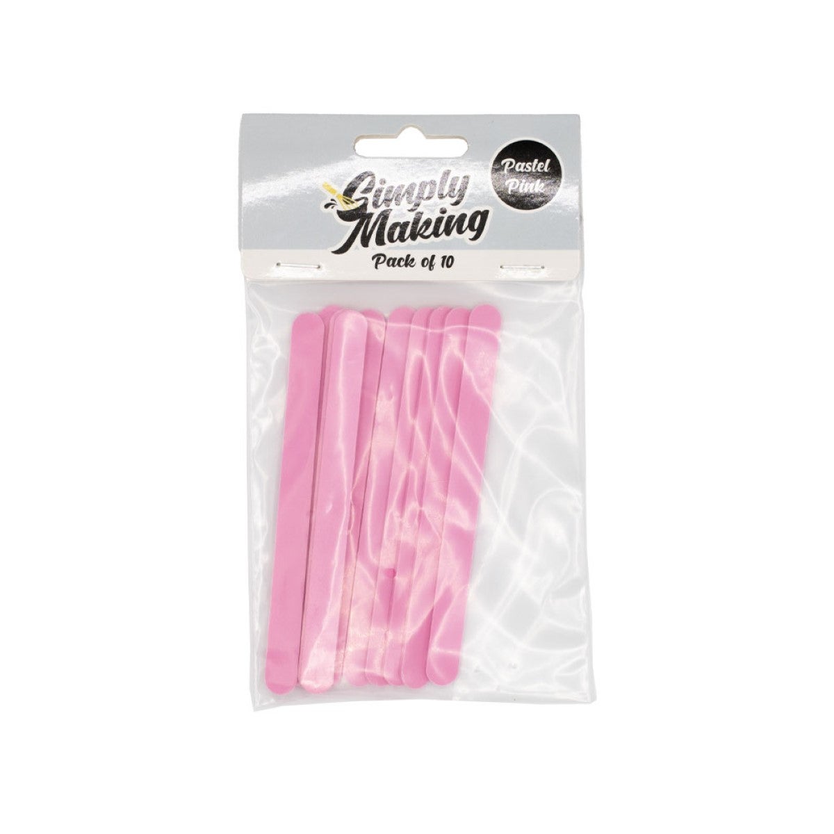 Simply Making Cakesicle Sticks pk/10 - Pastel Pink Standard