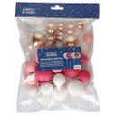 Simply Making Decorative Ball Set Hot Pink Ombre & Gold pk/32