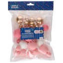 Simply Making Decorative Ball Set Pink Ombre & Gold pk/32