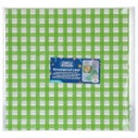 Simply Making Bento Box Liner Green Checkerboard 25x25 cm pk/50