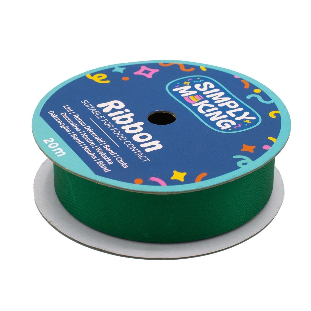 Simply Making Cake Ribbon Green 24mmx20m