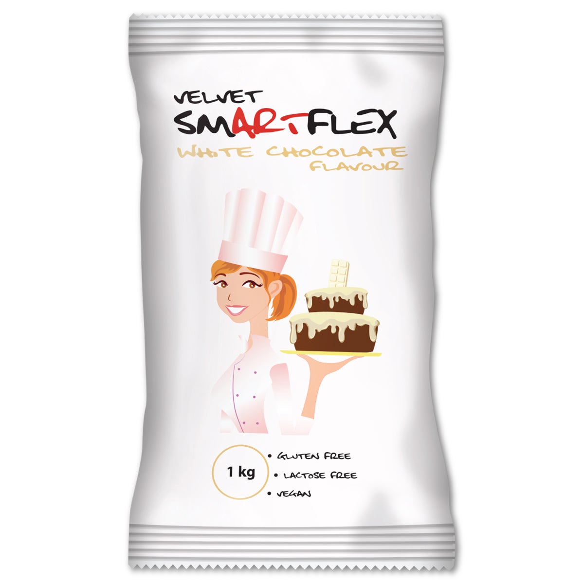 Smartflex Fondant White Velvet White Chocolate 1kg