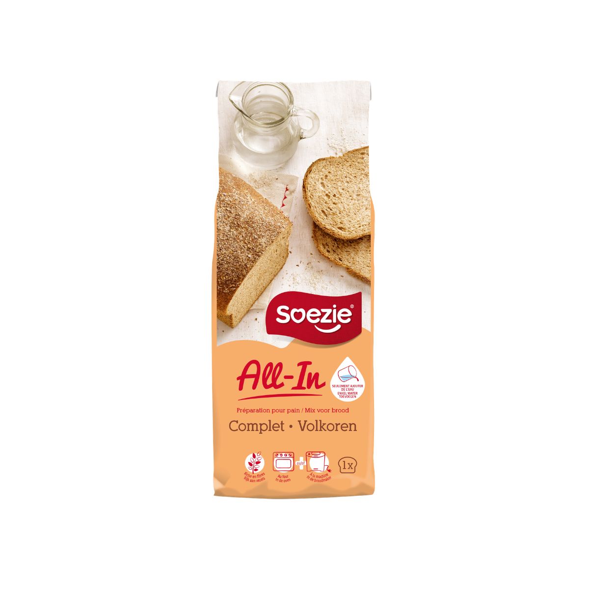 Soezie All-In Wholegrain Bread Mix 500g