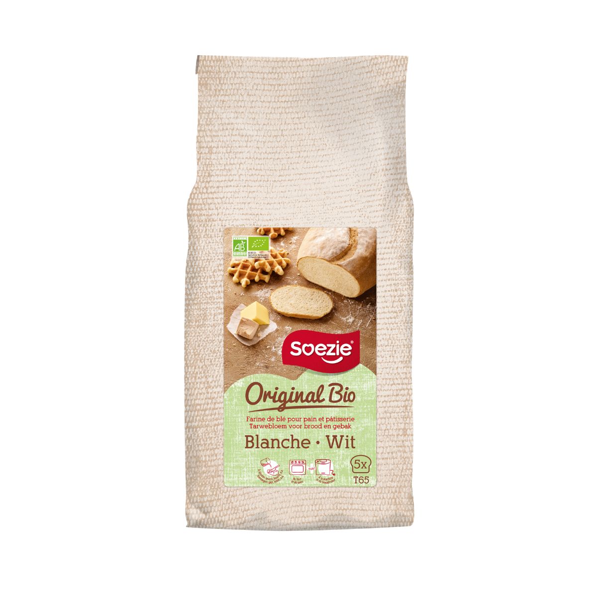 Soezie Original Bio Wheat Flour White T65 2,5kg 