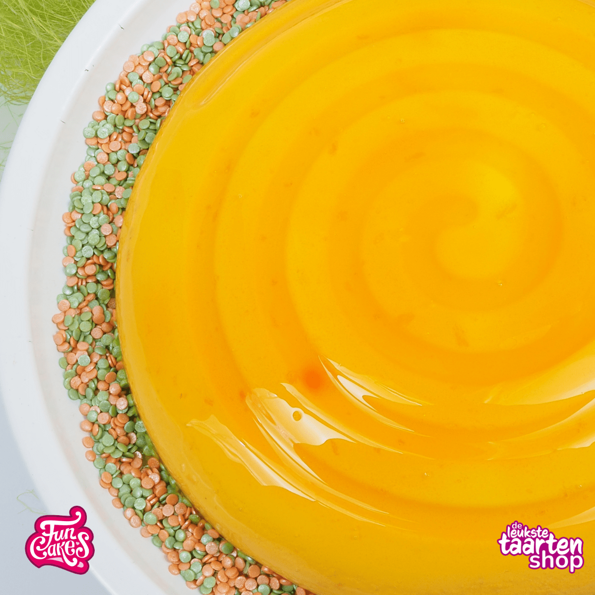 Easter mirror glaze