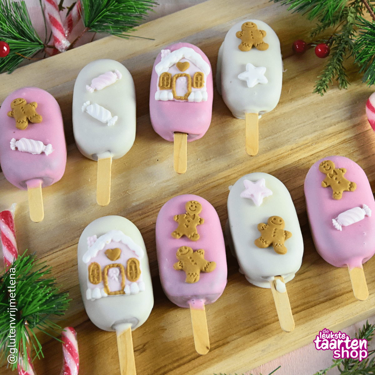 Christmas Candyland Cakesicles